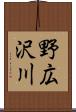野広沢川 Scroll