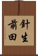 針生前田 Scroll
