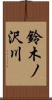 鈴木ノ沢川 Scroll