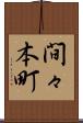 間々本町 Scroll