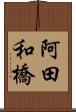 阿田和橋 Scroll