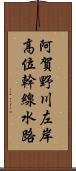 阿賀野川左岸高位幹線水路 Scroll