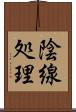 陰線処理 Scroll