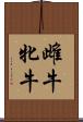 雌牛 Scroll