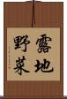 露地野菜 Scroll