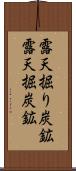 露天掘り炭鉱 Scroll