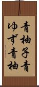 青柚子 Scroll