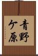 青野ケ原 Scroll