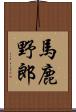 馬鹿野郎 Scroll