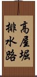 高屋堀排水路 Scroll