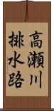 高瀬川排水路 Scroll