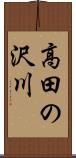 高田の沢川 Scroll