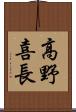 高野喜長 Scroll