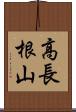 高長根山 Scroll