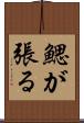 鰓が張る Scroll