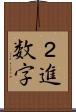 ２進数字 Scroll