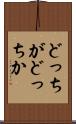 どっちがどっちか Scroll