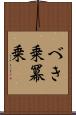 べき乗 Scroll