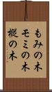 もみの木 Scroll
