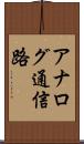 アナログ通信路 Scroll