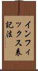 インフィックス表記法 Scroll