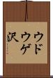ウドウゲ沢 Scroll