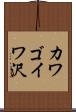 カワゴイワ沢 Scroll