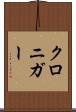 クロニガー Scroll