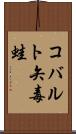 コバルト矢毒蛙 Scroll