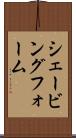 シェービング・フォーム Scroll
