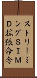 ストリーミングＳＩＭＤ拡張命令 Scroll