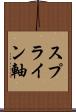 スプライン軸 Scroll