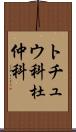 トチュウ科;杜仲科 Scroll