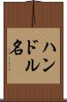 ハンドル名 Scroll