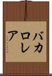 バカロレア Scroll