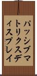 パッシブ・マトリクス・ディスプレイ Scroll