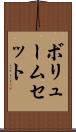 ボリューム・セット Scroll