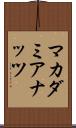 マカダミアナッツ Scroll