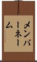 メンバーネーム Scroll