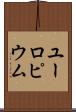ユーロピウム Scroll