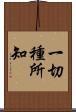 一切種所知 Scroll