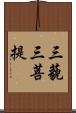 三藐三菩提 Scroll