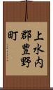 上水内郡豊野町 Scroll