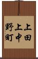 上田上中野町 Scroll