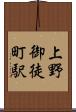 上野御徒町駅 Scroll