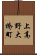 上高野大橋町 Scroll