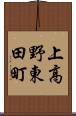 上高野東田町 Scroll