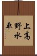 上高野水車 Scroll