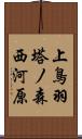 上鳥羽塔ノ森西河原 Scroll