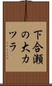 下合瀬の大カツラ Scroll